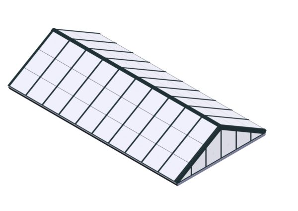 Polycarbonate Double Pitch - Hartford Green