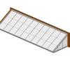 Bone White Polycarbonate Lean-To