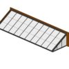 Colonial Gray Polycarbonate Lean-To