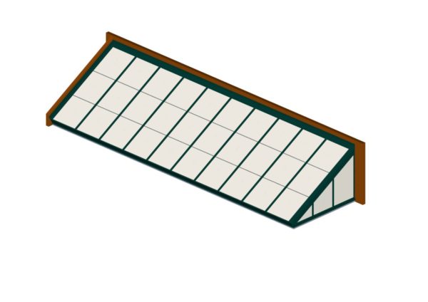 Interstate Green Polycarbonate Lean-To