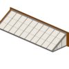 Hartford Green Polycarbonate Lean-To – Sandstone
