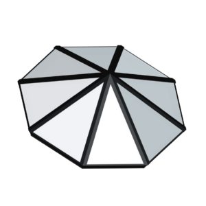 Octagonal Pyramid - Polycarbonate Black