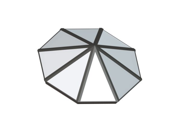 Octagonal Pyramid - Polycarbonate Colonial Gray