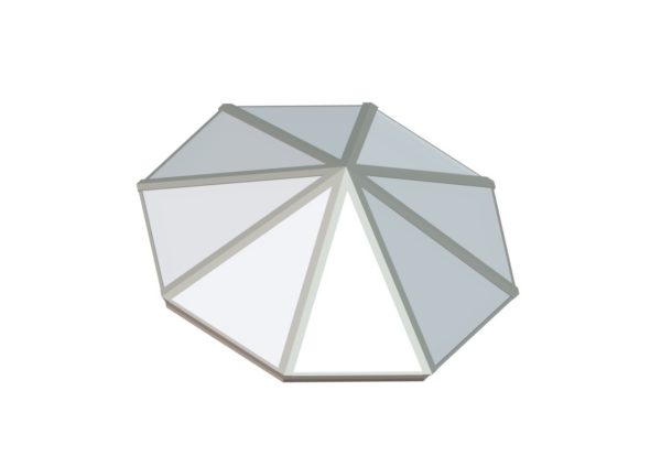 Octagonal Pyramid - Polycarbonate Colonial White