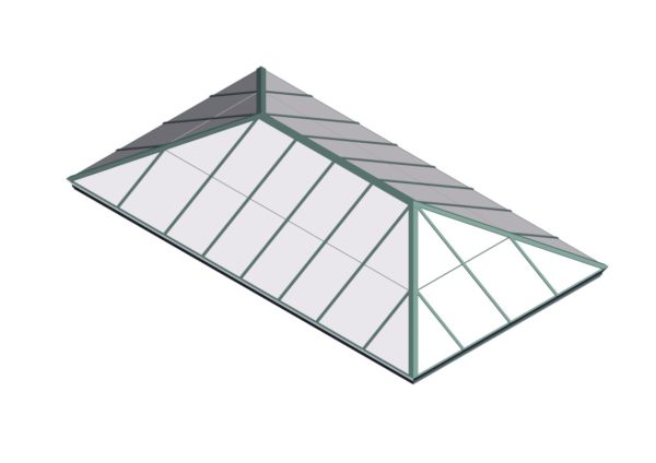 Copper Polycarbonate Extended Pyramid