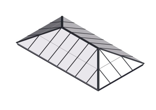 Polycarbonate Extended Pyramid - Quaker Bronze