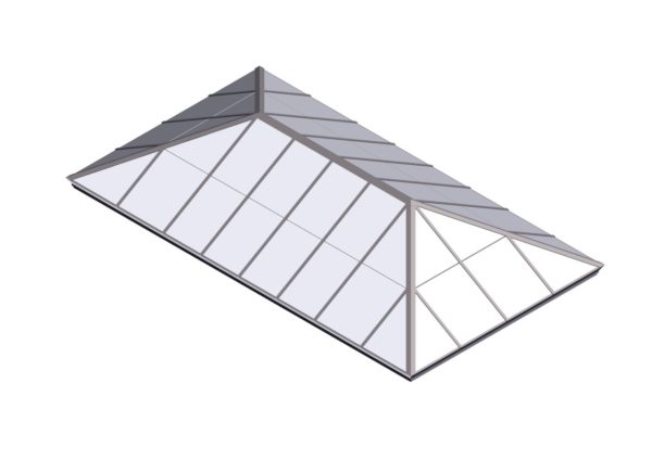 Polycarbonate Extended Pyramid - Sandstone