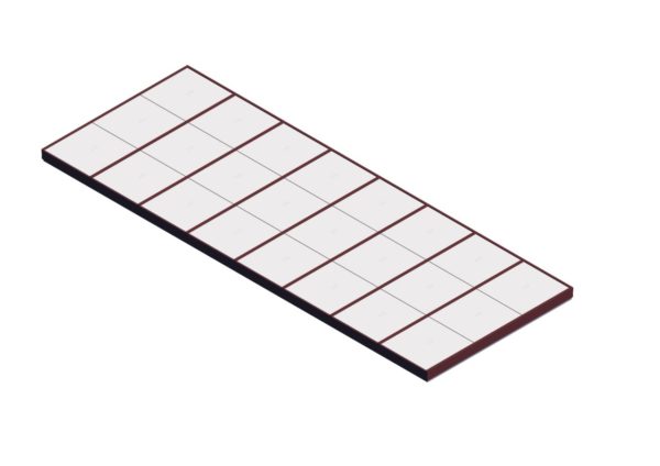 Polycarbonate Single Pitch – Brick Red