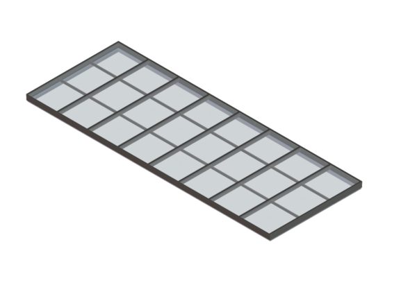 glass single pitch colonial gray color option