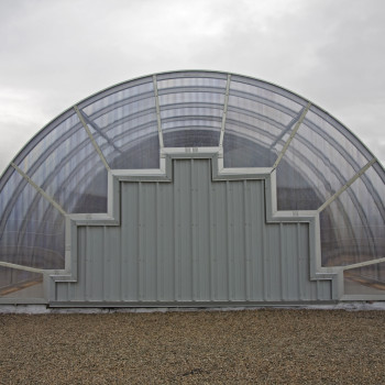 Exterior - Pinnacle 350 Half Round Polycarbonate System