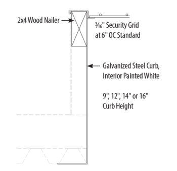 Model WRC6 Prefabricated Curb